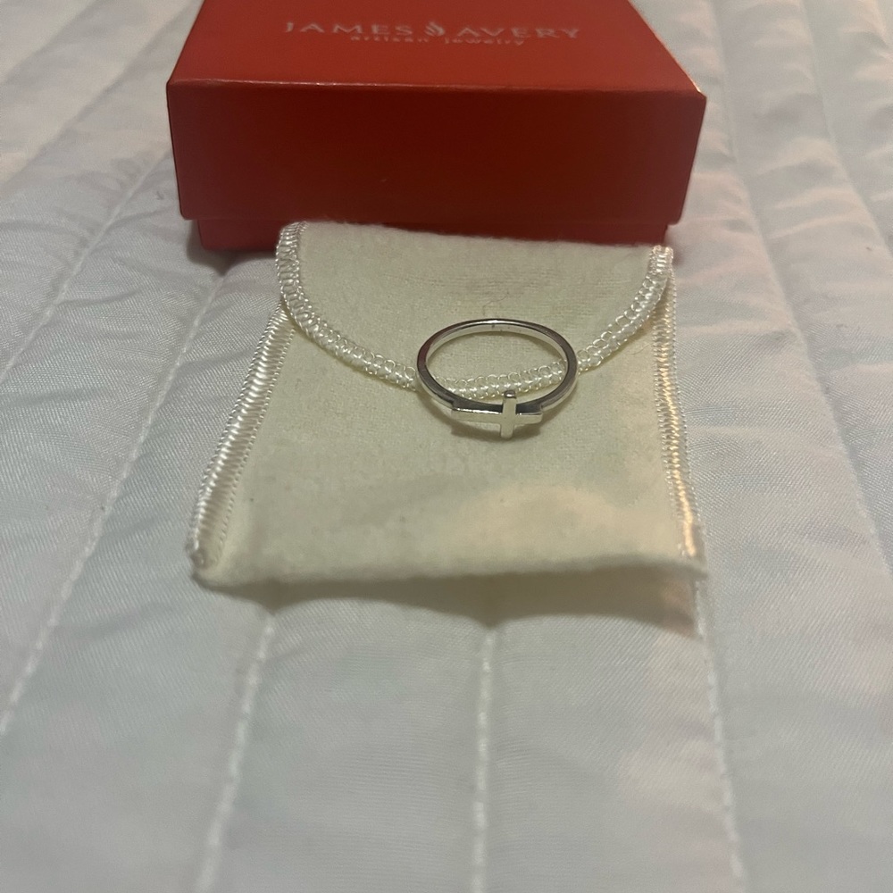 James Avery Cross ring size 9